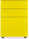 COS Metal Mobile Pedestal 2 + 1 Drawer Yellow_EB
