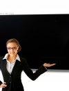 Black Magnetic Glassboard